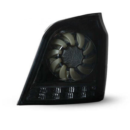 خطر عقب پراید ۱۱۱ طرح فراری جفت رنگ تمام دودی