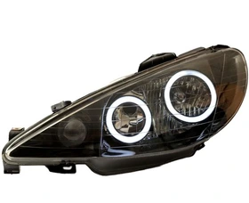 چراغ جلو 206طرح باکستر جفت رنگ سفید ان جی کو