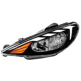 چراغ جلو 206طرح T جفت رنگ سفیدقرمز ان جی کو