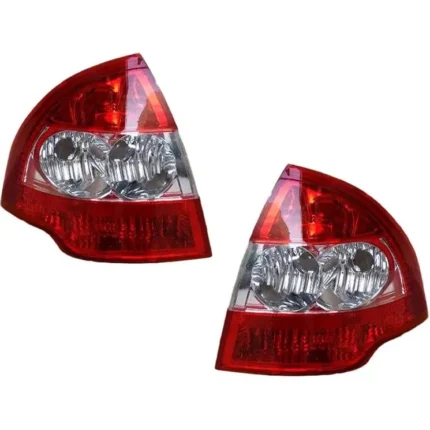 جفت چراغ خطر عقب تیبا صندوق دار(بدون سوکت ولامپ) مدرن