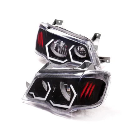 چراغ جلو 132 طرح هگزا جفت رنگ قرمز سفید ان جی کو