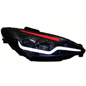 چراغ جلو 206 طرح AUDI serie A جفت رنگ سفید ان جی کو