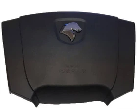 مجموعه قاب زیر و روی فرمان pu1 (مشکی) - وانت آریسان کروز پلاس کد CR37041401