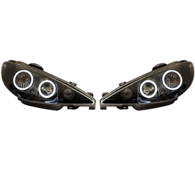 چراغ جلو 206 طرح باکستر جفت رنگ سفید ان جی کو