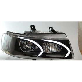 چراغ جلو سمند طرح E200 جفت رنگ سفيد ان جی کو