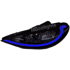 چراغ جلو 206 طرح S جفت رنگ آبی ان جی کو