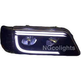 چراغ جلو 405 طرح ليزري جفت رنگ سفید ان جی کو