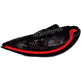 چراغ جلو 206 طرح S جفت رنگ قرمز ان جی کو