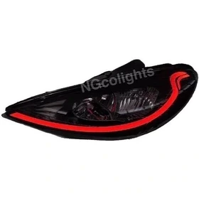 چراغ جلو 206طرح S جفت رنگ قرمز ان جی کو