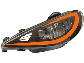 چراغ جلو 206 طرح تسلا جفت رنگ نارنجی ان جی کو