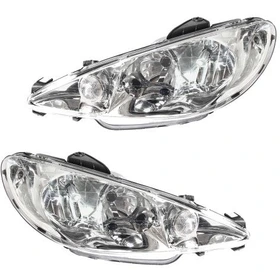 جفت چراغ جلو پژو 206(بدون موتور) مدرن