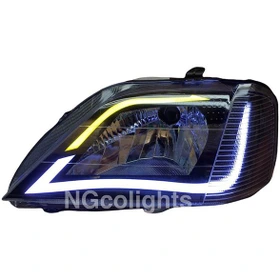 چراغ جلو ال 90 طرح Nx جفت رنگ سفيد زرد ان جی کو