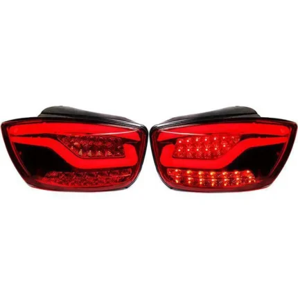 چراغ خطر تیبا هاچ بک طرح کادنزا جفت رنگ قرمز دودی تمام قرمز،داخل مشکی ان جی کو