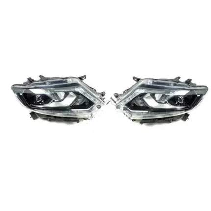 چراغ جلو و طلق چراغ نیسان ایکس تریل مدل 2016 تا 2017 چپ و راست