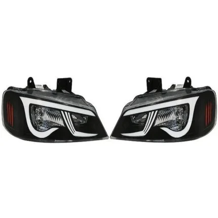 چراغ جلو پارس طرح خفاشی جفت رنگ سفید ان جی کو