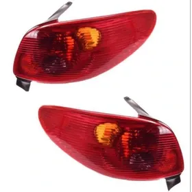 جفت چراغ خطر عقب صندوقدار پژو 206 مدرن