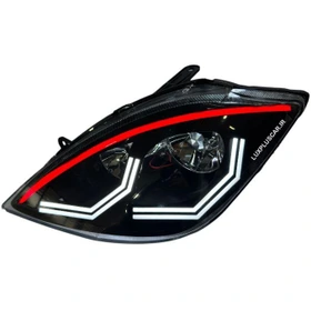 چراغ جلو تيبا طرح هگزا جفت رنگ سفید ان جی کو