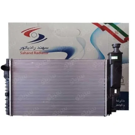 رادیاتور آب پژو پارس مدل 1051 برند سهند رادیاتور (تک لول)