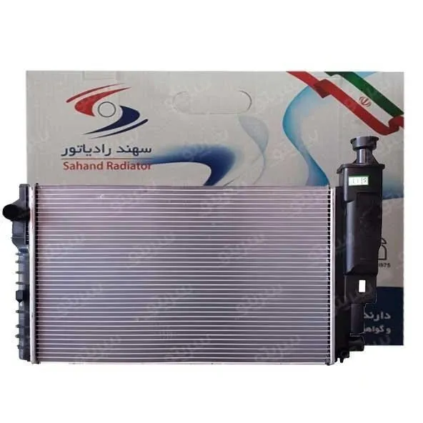 JnfJy8qakFweaE34_11zon رادیاتور آب پژو پارس مدل 1051 برند سهند رادیاتور (تک لول)