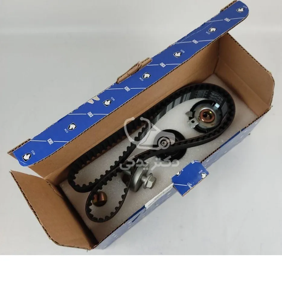 QOEYq8PheOKtV7fy_2_11zon تسمه تایم تندر 90 (ال 90) (132 دندانه - اپتی بلت) با غلتک تسمه سفت کن و هرزگرد شرکتی ایساکو اصل 2070301611