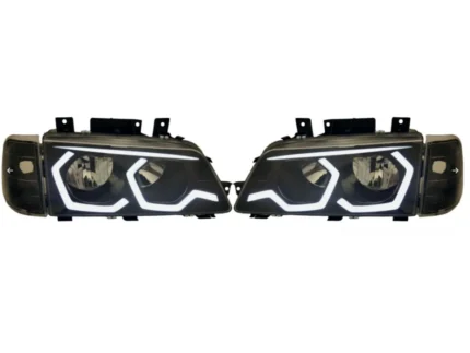 چراغ جلو 405 طرح دبل جفت رنگ سفید ان جی کو