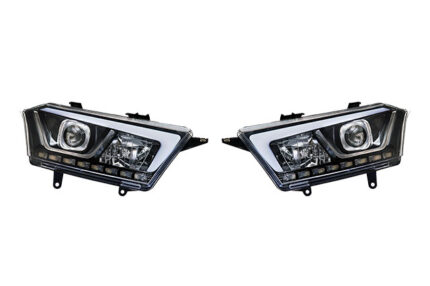 چراغ جلو دنا پلاس کامل با لامپ وLED