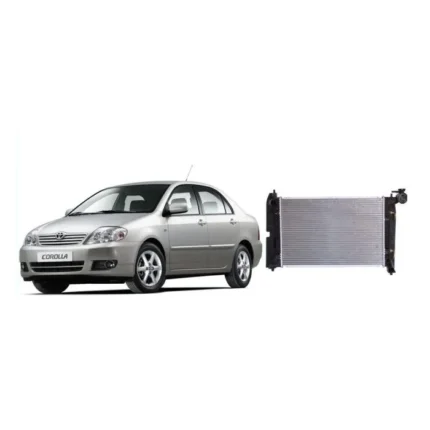 رادیاتور آب تویوتا کرولا 2005-2007 برند ساخت چین/تایوان