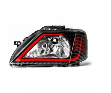 چراغ جلو ال 90 طرح AUDI جفت رنگ قرمز ان جی کو