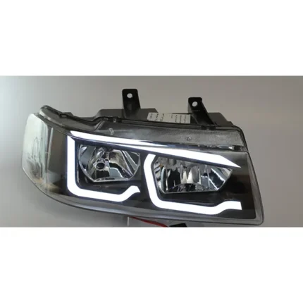 چراغ جلو سمند طرح I8 جفت رنگ سفيد ان جی کو