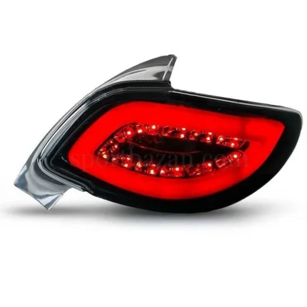 چراغ خطر 206طرح cls جفت رنگ قرمز دودي،قرمزسفيد،داخل مشکي ان جی کو