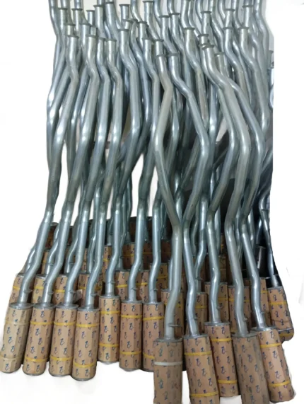 منبع اگزوز میانی 405 با لوله (نوین فرم)